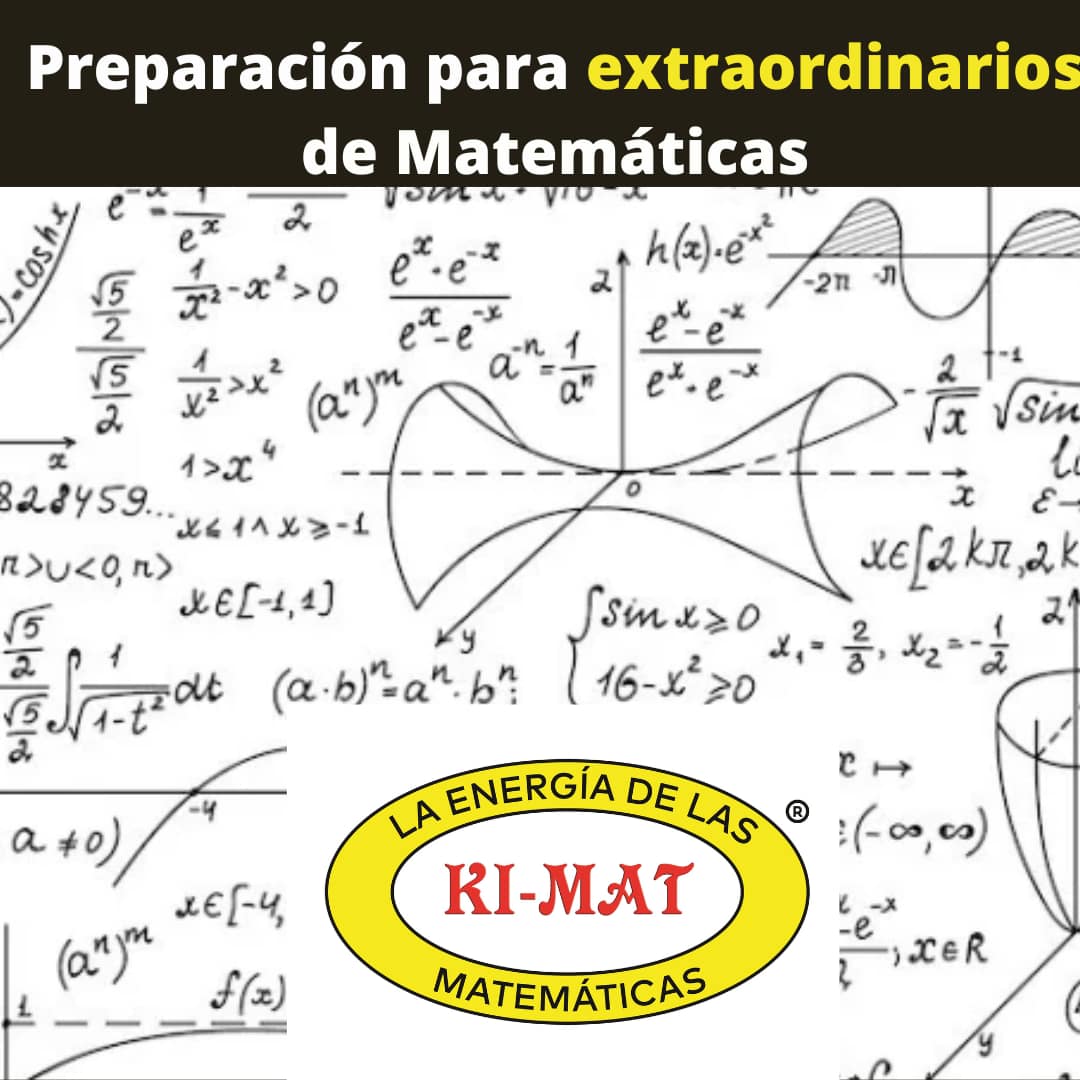 Curso para exámenes extraordinarios de Matemáticas Preparación para examenes extraordinarios de Matematicas secundaria, preparatoria o universidad