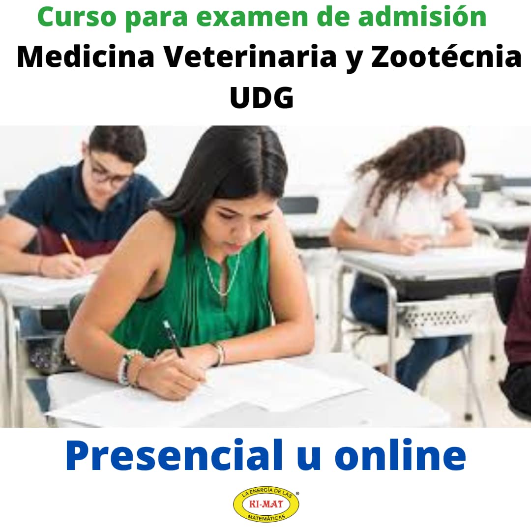 Curso examen de admisión veterinaria y zootecnia UDG Curso examen de admisión veterinaria y zootecnia UDG