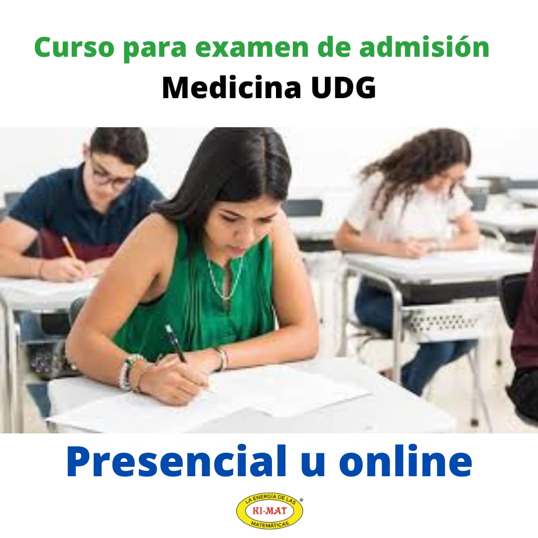 Curso para entrar a medicina UDG. Preparación al examen de admisión PAA College Board presencial u online Curso examen de admisión medicina UDG