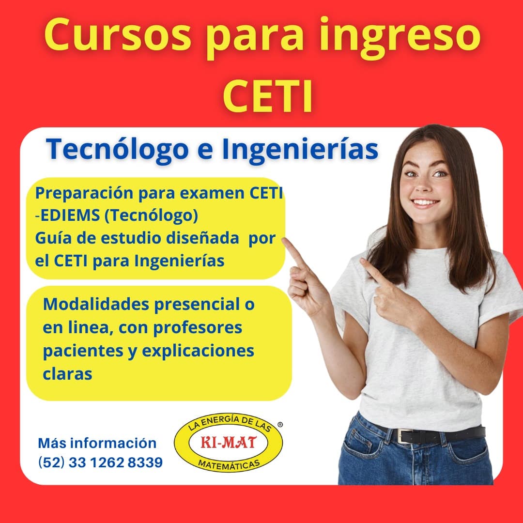 Curso para examen CETI a tecnólogos e ingenieria. Curso para examen CETI a tecnólogos e ingenieria.