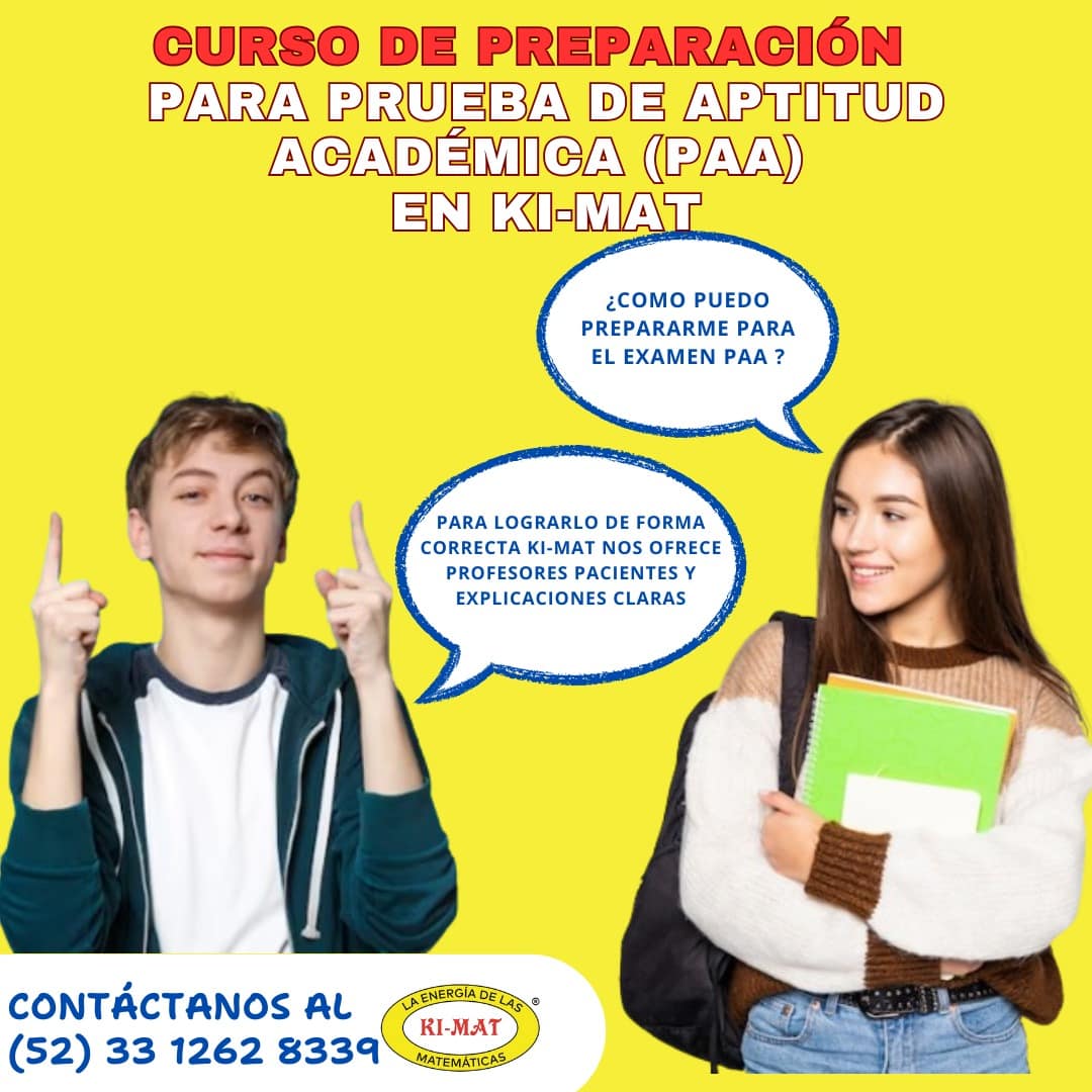 Curso para PAA. Preparación a la prueba de aptitud académica College Board. Examén de admisión para TSU, licenciaturas o universidad. Curso para PAA. Prueba de aptitud académica.