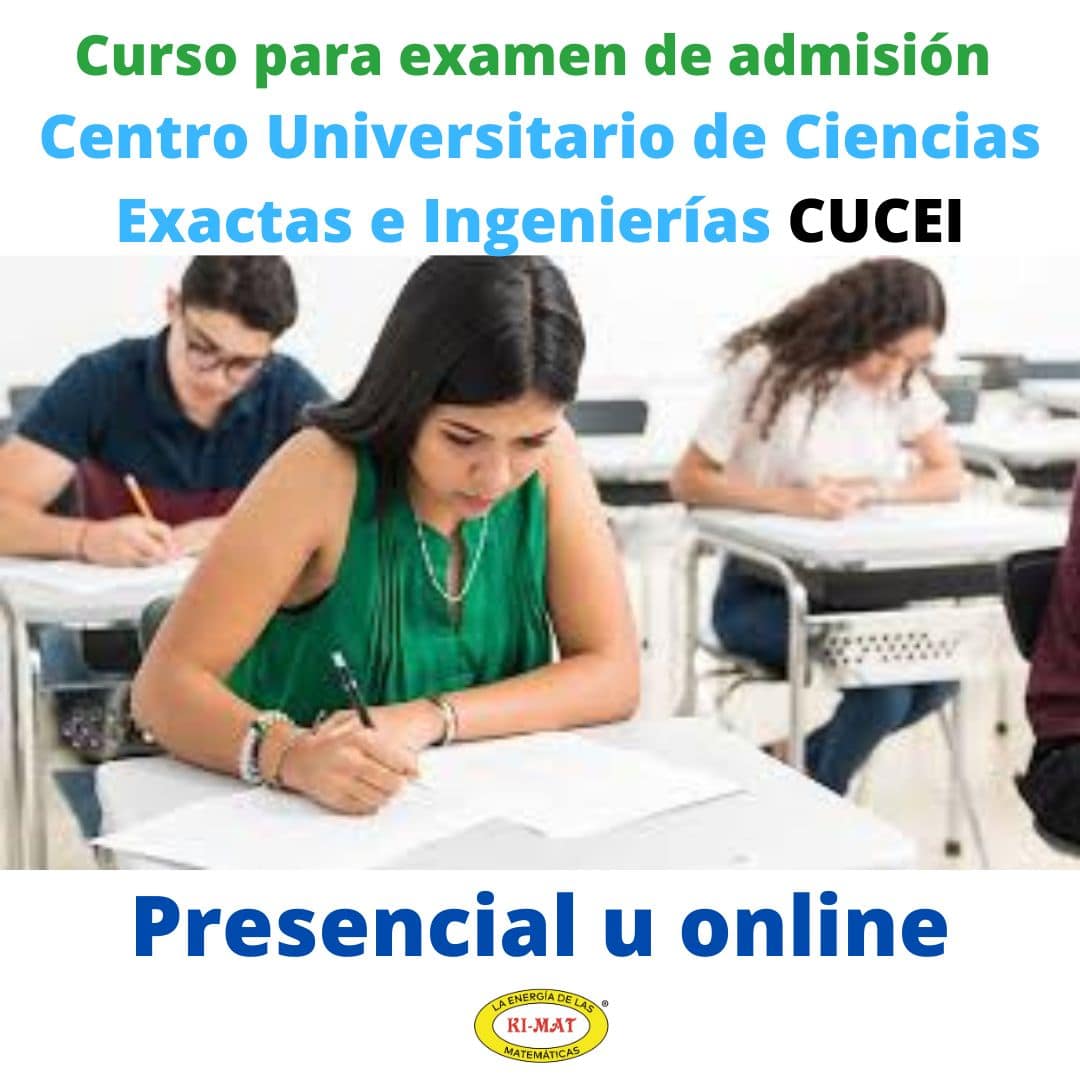 Curso para CUCEI UDG. Preparación al examen de admision PAA Curso para CUCEI. Preparación al examen de admision PAA