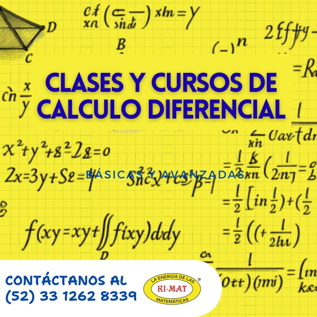 Cursos y clases de cálculo diferencial. Profesores particulares dan tutorias online.