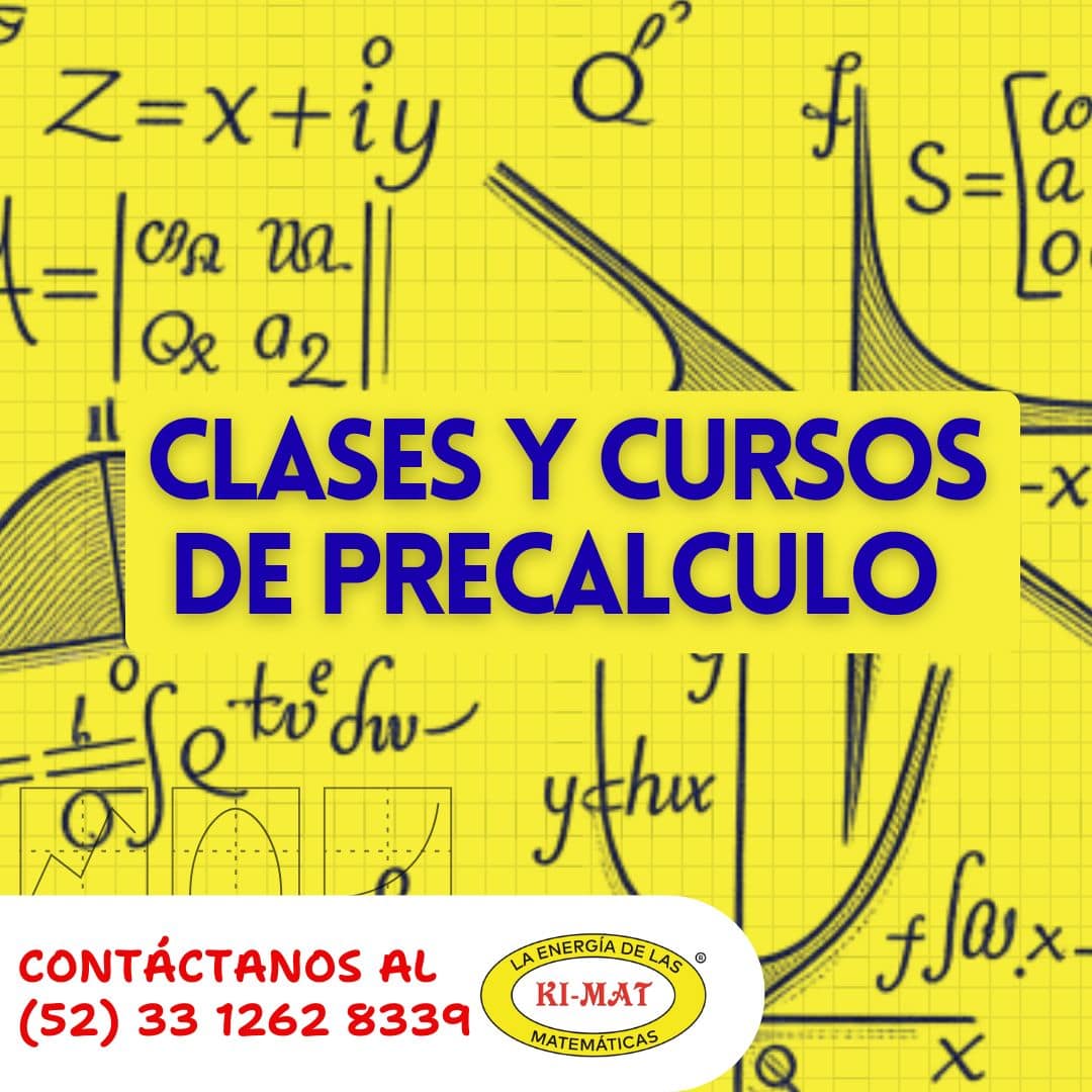 Curso y clases de precálculo. Profesores particulares dan tutorias