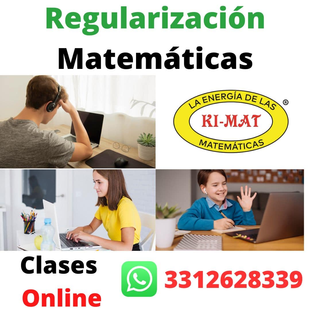Curso y clases de matemáticas Online. Profesores dan regularización nivelación para Poza Rica a primaria, secundaria, preparatoria y universidad Curso y clases de matemáticas. regularización nivelación Poza Rica