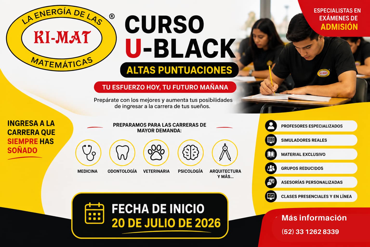 Curso UBLACK UDG KIMAT para carreras de alta puntuación Curso UBLACK UDG KIMAT